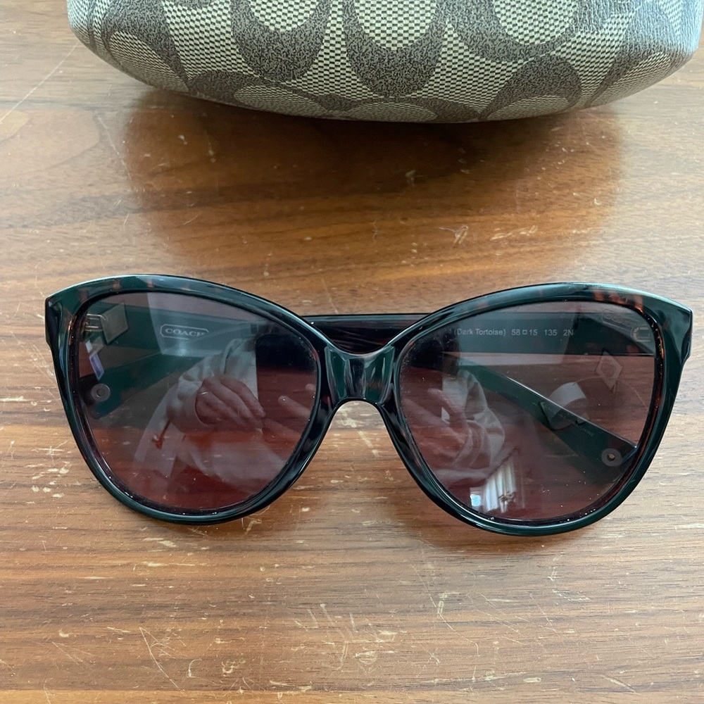 Coach Dark Tortoise Sunglasses